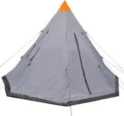 VidaXL Tent 4-persoons Grijs -Buiten Kamperen 1200x1123