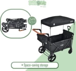 FableKids LEO X2 Lite Opvouwbare Handkar Met Dak Onyx Zwart 20 FableKids LEO X2 Lite Opvouwbare Handkar Met Dak Onyx Zwart -Buiten Kamperen 1200x1131 2