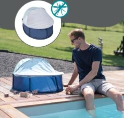 Babymoov Babyni Speelruimte & Extra Bedje Anti-UV FPS 50+ Marinière -Buiten Kamperen 1200x1140 1