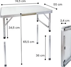 Liivo Aluminium Inklapbare Tafel - Campeertafel 75x55x60cm 11 Liivo Aluminium Inklapbare Tafel - Campeertafel 75x55x60cm -Buiten Kamperen 1200x1142 3