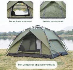 Sens Design Pop Up Tent - Tent - 2-3 Personen -Buiten Kamperen 1200x1146