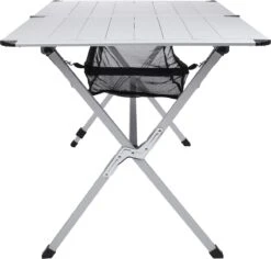 Campart Campingtafel XL TA-0806 - Opvouwbaar, Lichtgewicht En Met Verstelbare Poten - Kampeertafel Inklapbaar Inclusief Opbergtas - 140 X 80 X 70 Cm - Wit -Buiten Kamperen 1200x1147