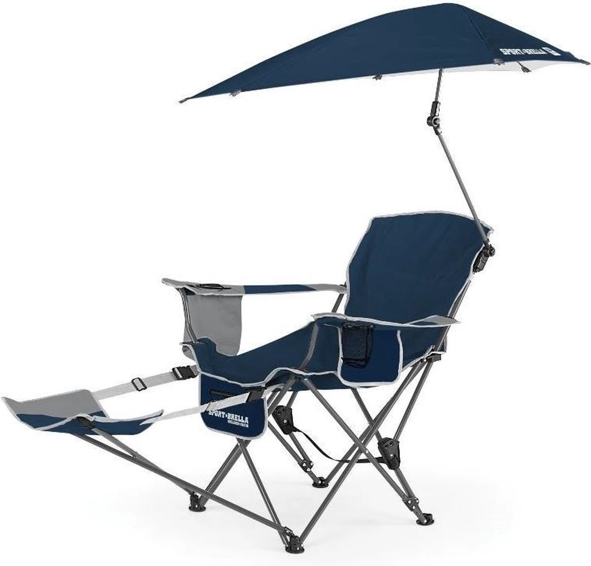 Sport-Brella Verstelbare Campingstoel Met Parasol - Strandstoel - Visstoel 3 Sport-Brella Verstelbare Campingstoel Met Parasol - Strandstoel - Visstoel
