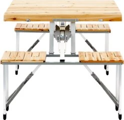 CAMPZ Fir Wood Picknicktafel, Bruin/grijs 11 CAMPZ Fir Wood Picknicktafel, Bruin/grijs -Buiten Kamperen 1200x1158 3