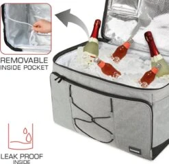 Bomoe Opvouwbare Koeltas IceBreezer KT53 - Koelbox Voor Onderweg - 53x37x32 Cm - 52 Liter - Picknicktas Perfect Voor Barbecues Of Festivals -Buiten Kamperen 1200x1163 6