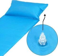 Springos Slaapmat | Zelfopblazend | 186 Cm | Inclusief Hoes & Hoofdkussen | Lichtblauw 34 Springos Slaapmat | Zelfopblazend | 186 Cm | Inclusief Hoes & Hoofdkussen | Lichtblauw -Buiten Kamperen 1200x1166 10