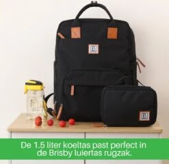 Brisby 4 Laags Geïsoleerde Koeltas - Lunchtas 1.5 Liter - Zwart -Buiten Kamperen 1200x1167 4