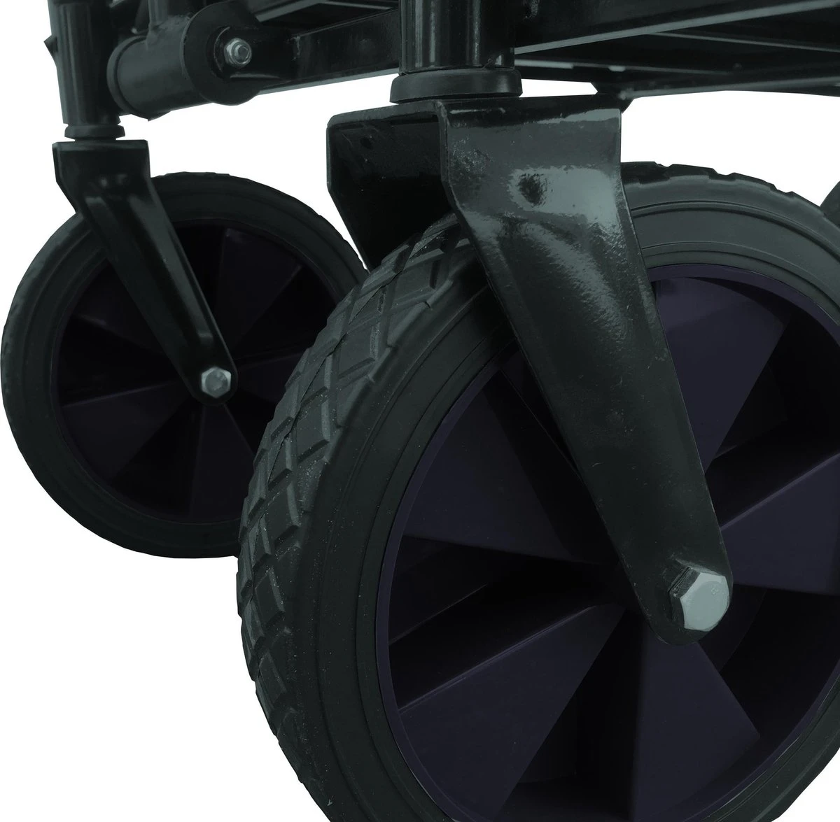 Rijoka Opvouwbare Bolderkar/Bolderwagen - Telescopische Stang | Zwart 6 Rijoka Opvouwbare Bolderkar/Bolderwagen - Telescopische Stang | Zwart - Afbeelding 4