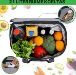 Brisby 4 Laags Geïsoleerde Koeltas - Boodschappentas 21 Liter - Grijs 15 Brisby 4 Laags Geïsoleerde Koeltas - Boodschappentas 21 Liter - Grijs -Buiten Kamperen 1200x1180 9