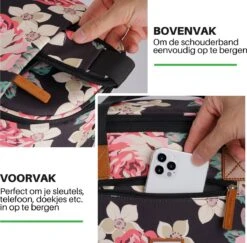 Brisby 4 Laags Geïsoleerde Koeltas - Boodschappentas 21 Liter - Bloemetjes -Buiten Kamperen 1200x1182 18