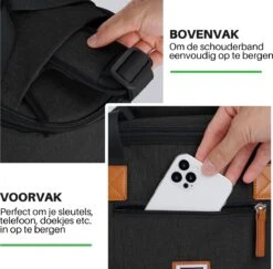 Brisby 4 Laags Geïsoleerde Koeltas - Boodschappentas 21 Liter - Zwart -Buiten Kamperen 1200x1182 20