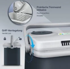 Tillvex- Koelbox, Coolbox, 32 Liter, Grijs -Buiten Kamperen 1200x1189 11