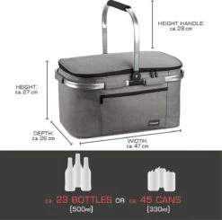 Bomoe Koeltas Picknickmand Opvouwbaar IceBreezer K47 - 47x27x26 Cm - 32 Liter- Perfect Voor Barbecues Of Boodschappen 14 Bomoe Koeltas Picknickmand Opvouwbaar IceBreezer K47 - 47x27x26 Cm - 32 Liter- Perfect Voor Barbecues Of Boodschappen -Buiten Kamperen 1200x1189 14