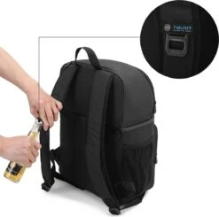 Koeltas Rugzak (28L) - Geschikt Voor 16 Blikjes - Lunchtas Voor Dames En Heren - Zwart 17 Koeltas Rugzak (28L) - Geschikt Voor 16 Blikjes - Lunchtas Voor Dames En Heren - Zwart -Buiten Kamperen 1200x1190 14