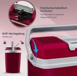 Tillvex- Koelbox, Coolbox, 24 Liter, Rood -Buiten Kamperen 1200x1190 16