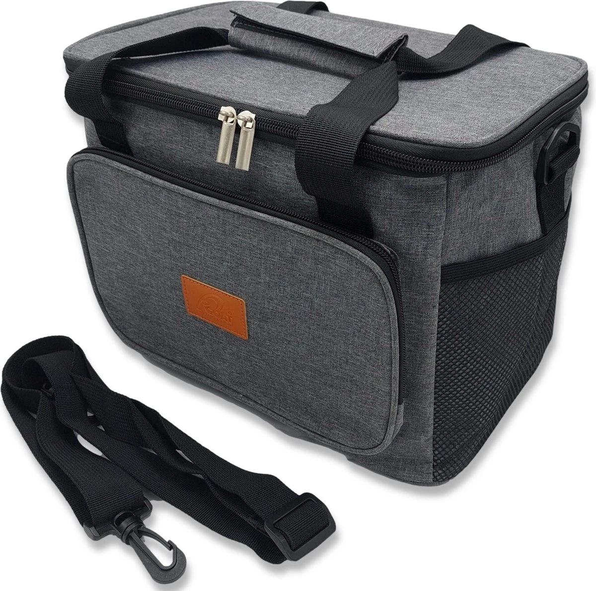 GOAT Outdoor 4 Laags Geïsoleerde Koeltas - Lunchtas 15 Liter - Grijs - Excl. Koelelementen 3 GOAT Outdoor 4 Laags Geïsoleerde Koeltas - Lunchtas 15 Liter - Grijs - Excl. Koelelementen