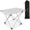 Navaris Campingtafel - Inklapbaar Campingtafeltje Van Aluminium - Opvouwbare Tafel Inclusief Draagtas - Picknicktafel - Zilver -Buiten Kamperen 1200x1192 5