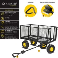 Exxen KESSER® Bolderkar, 550 Kg Belastbaar, Tuinwagen, Transportwagen, Tuinwagen, Uitneembaar Zeil, Gereedschapswagen, Handwagen, Veelzijdig Inzetbaar, Zwart 13 Exxen KESSER® Bolderkar, 550 Kg Belastbaar, Tuinwagen, Transportwagen, Tuinwagen, Uitneembaar Zeil, Gereedschapswagen, Handwagen, Veelzijdig Inzetbaar, Zwart -Buiten Kamperen 1200x1194 2