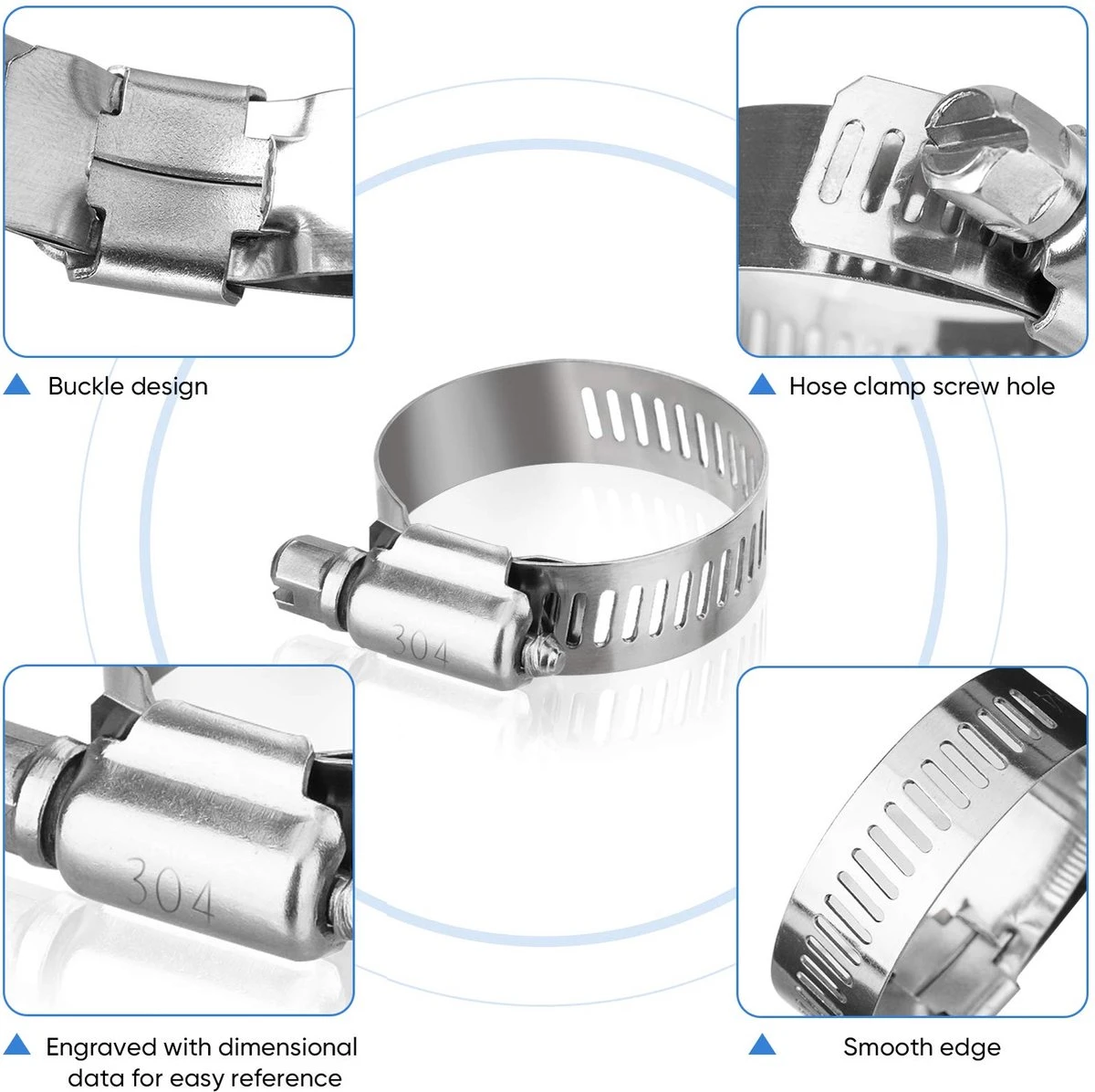 BOTC Slangklemmen Set - RVS Slangklem - Ø 8-38mm - 60 Delig 12 BOTC Slangklemmen Set - RVS Slangklem - Ø 8-38mm - 60 Delig - Afbeelding 10