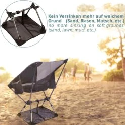 Smartpeas Campingstoel Van Stevig 600D Polyester En Aluminium - Lichtgewicht En Opvouwbaar - Camping Gadget Inclusief Zijzakken +Plus: Strandmat & Draagtas -Buiten Kamperen 1200x1198 10