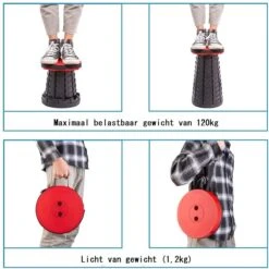 Kampeerkruk - Uitschuifbare Kruk - Rood/Zwart- Tot 120 Kg - Travel Stool - Opvouwbare Campingkruk - Inklapbaar Krukje - Telescopische Kruk - Camping - Outdoor 14 Kampeerkruk - Uitschuifbare Kruk - Rood/Zwart- Tot 120 Kg - Travel Stool - Opvouwbare Campingkruk - Inklapbaar Krukje - Telescopische Kruk - Camping - Outdoor -Buiten Kamperen 1200x1198 13