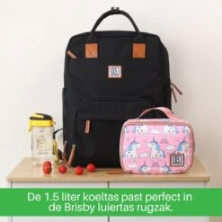 Brisby 4 Laags Geïsoleerde Koeltas - Lunchtas 1.5 Liter - Roze Eenhoorn -Buiten Kamperen 1200x1198 20