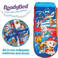 Paw Patrol Junior ReadyBed-2 In 1 Kids Sleeping Inflatable Air Bed In A Bag With A Pump, Polyester, Single 14 Paw Patrol Junior ReadyBed-2 In 1 Kids Sleeping Inflatable Air Bed In A Bag With A Pump, Polyester, Single -Buiten Kamperen 1200x1199 4
