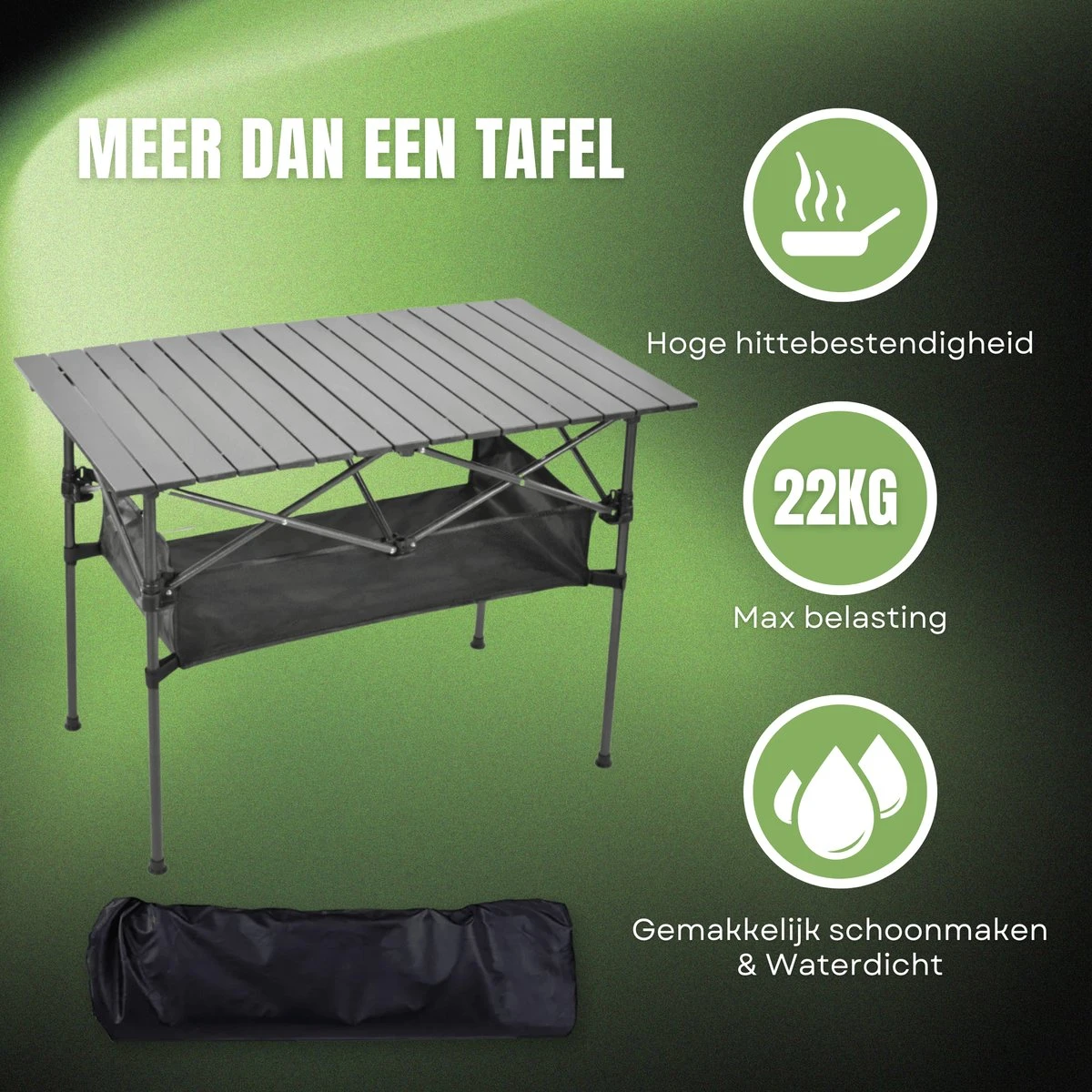 Campingtafel Inklapbaar En Opvouwbaar - Kampeertafel - Lichtgewicht Hittebestendig 6 Campingtafel Inklapbaar En Opvouwbaar - Kampeertafel - Lichtgewicht Hittebestendig - Afbeelding 4