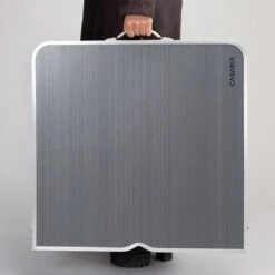 Casaria Campingtafel – Inklapbaar Verstelbaar - 120x60x70 Cm Grijs -Buiten Kamperen 1200x1200 1019