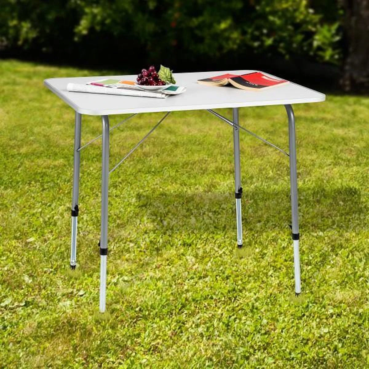 TecTake - Campingtafel - Inklapbaar, Afmetingen 80 X 60 X 68 Cm - 402173 6 TecTake - Campingtafel - Inklapbaar, Afmetingen 80 X 60 X 68 Cm - 402173 - Afbeelding 4