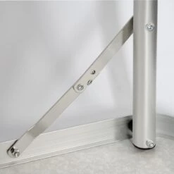 Aluminium Kampeertafel 120x60cm - Campingtafel Inklapbaar - 3-voudig Verstelbare Vouwtafel Antraciet -Buiten Kamperen 1200x1200 1036