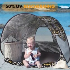 Deryan Luxe Pop Up Strandtent - Anti-UV 50+ - Zoo -Buiten Kamperen 1200x1200 125