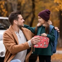 Brisby 4 Laags Geïsoleerde Koeltas - Lunchtas 1.5 Liter - Roze Pinguïn -Buiten Kamperen 1200x1200 1269