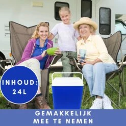 Niceey Thermo Elektrische Koelbox - 24 Liter - Koelbox Elektrisch 12v 230 Volt - Coolbox - Koelt & Verwarmt - Blauw -Buiten Kamperen 1200x1200 1347