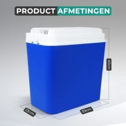Niceey Thermo Elektrische Koelbox - 24 Liter - Koelbox Elektrisch 12v 230 Volt - Coolbox - Koelt & Verwarmt - Blauw -Buiten Kamperen 1200x1200 1348
