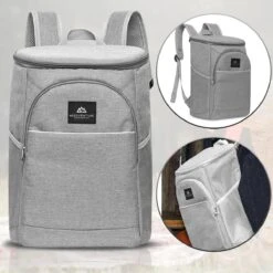 Needventure Koeltas - Lunchtas - Koelrugtas - Picknicktas - 20 Liter - Flessenhouder - Bieropener - Grijs -Buiten Kamperen 1200x1200 1388