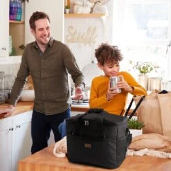 Packaway 4 Laags Geïsoleerde Koeltas - Lunchtas 40 Liter - Zwart -Buiten Kamperen 1200x1200 1409