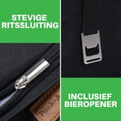 Packaway 4 Laags Geïsoleerde Koeltas - Lunchtas 40 Liter - Zwart -Buiten Kamperen 1200x1200 1411