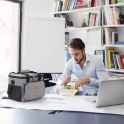 Lunchtas - Koeltas Voor Dames En Heren - Cool Bag - 4 Laags Geïsoleerde Koeltas - Kleine Cooler - Lunch Box - Lunchtas 15 Liter -Buiten Kamperen 1200x1200 1412