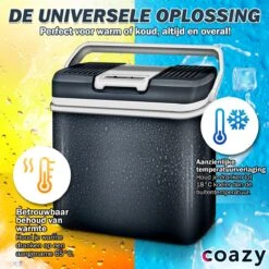 Koelbox 24L Met ECO Modus Voor Auto & Camping - Frigobox Elektrisch 24 Liter Met 12v 230 Volt - Verkoelt En Verwamt - MiniBar - Mini Koelkast -Buiten Kamperen 1200x1200 1432
