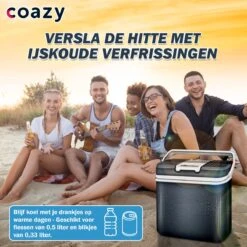 Koelbox 24L Met ECO Modus Voor Auto & Camping - Frigobox Elektrisch 24 Liter Met 12v 230 Volt - Verkoelt En Verwamt - MiniBar - Mini Koelkast -Buiten Kamperen 1200x1200 1435
