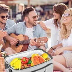 Bomoe Opvouwbare Koeltas IceBreezer KT43 - Koelbox Voor Onderweg - 43x32x28 Cm - 45 Liter - Picknicktas Perfect Voor Barbecues Of Festivals -Buiten Kamperen 1200x1200 1450