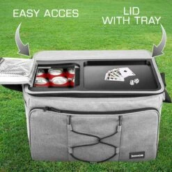 Bomoe Opvouwbare Koeltas IceBreezer KT43 - Koelbox Voor Onderweg - 43x32x28 Cm - 45 Liter - Picknicktas Perfect Voor Barbecues Of Festivals -Buiten Kamperen 1200x1200 1451