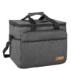 ForDig Koeltas XL Zwart (30 Liter) - Gemaakt Van 600D Polyester Met PEVA-Voering - Ruimte Voor 40 Blikjes Of 20 Halve Liter Flessen - Opvouwbaar Koel Tas Met Easy-Acces Flap - Ruimte Voor Bestek - Picknick Cool Bag - Coolerbag - Grote Cooler -Buiten Kamperen 1200x1200 1470