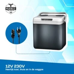 Koelbox Met ECO Modus Voor Auto & Camping Warm En Koud 32L - Frigobox Elektrisch 32 Liter Met 12v 230 Volt - Verkoelt En Verwamt - MiniBar - Mini Koelkast -Buiten Kamperen 1200x1200 1525