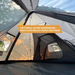 Skandika Tipi Kotona Air Opblaasbare Tent – Opblaasbare Tenten - 4 Persoons Tipi Tent – Tenten - Campingtent – Ingenaaide Tentvloer – Muggengaas – 260 Cm Stahoogte – 490 X 370 X 260 (L X B X H) – Outdoor, Camping, Tuin – Luchttent - Kamperen - Beige -Buiten Kamperen 1200x1200 154