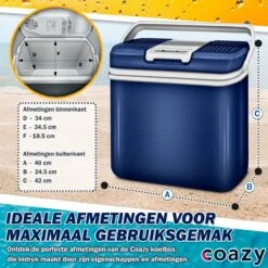 Coazy Koelbox 24L Elektrisch 12v 230 Volt - Met ECO Modus Voor Auto & Camping - Elektrische Frigobox Klein - Verkoelt En Verwarmt - Eco Modus - MiniBar - Electrische Mini Koelkast 13 Coazy Koelbox 24L Elektrisch 12v 230 Volt - Met ECO Modus Voor Auto & Camping - Elektrische Frigobox Klein - Verkoelt En Verwarmt - Eco Modus - MiniBar - Electrische Mini Koelkast -Buiten Kamperen 1200x1200 1569