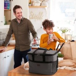 Packaway 4 Laags Geïsoleerde Koeltas - Lunchtas 40 Liter - Grijs 19 Packaway 4 Laags Geïsoleerde Koeltas - Lunchtas 40 Liter - Grijs -Buiten Kamperen 1200x1200 1630