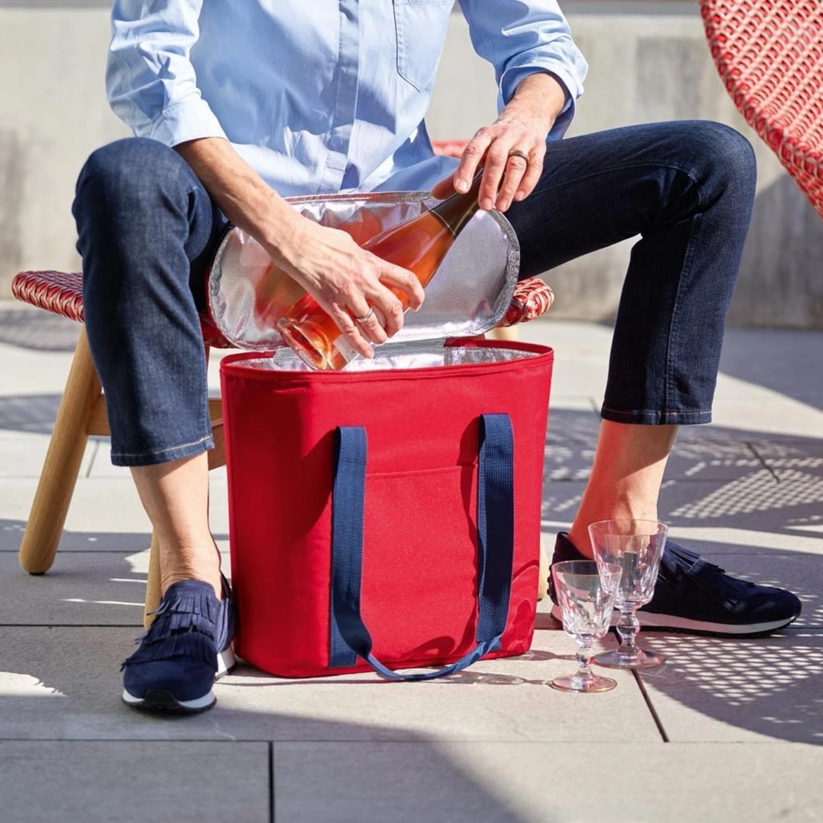 Reisenthel Thermoshopper Koeltas - 15L - Dots Zwart 10 Reisenthel Thermoshopper Koeltas - 15L - Dots Zwart - Afbeelding 8