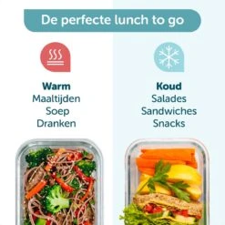 ForDig Lunchtas Zwart - Koeltas Gemaakt Van 600D Polyester Met PEVA-Voering - Ruimte Voor Lunchtrommel / Snacks / Blikjes - Koel Tas Met Mesh Opbergruimtes En Ruimte Voor Bestek - Lunch Tas Cool Bag - Coolerbag - Kleine Cooler -Buiten Kamperen 1200x1200 1692